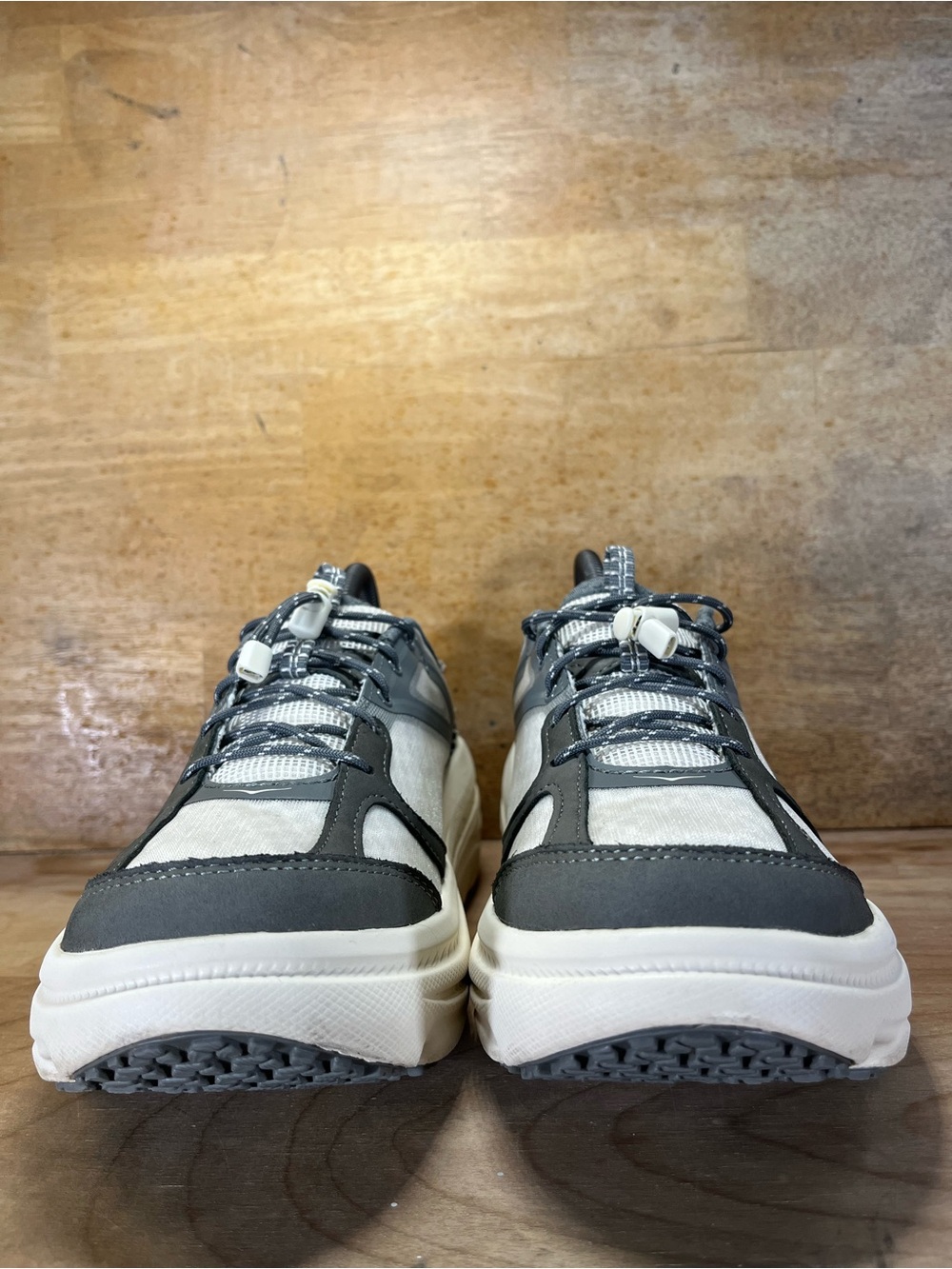 Hoka One One U Bondi B3LS Womens Sz 8.5 Walking Shoes Sneakers Alabaster Astroid - Picture 2 of 12